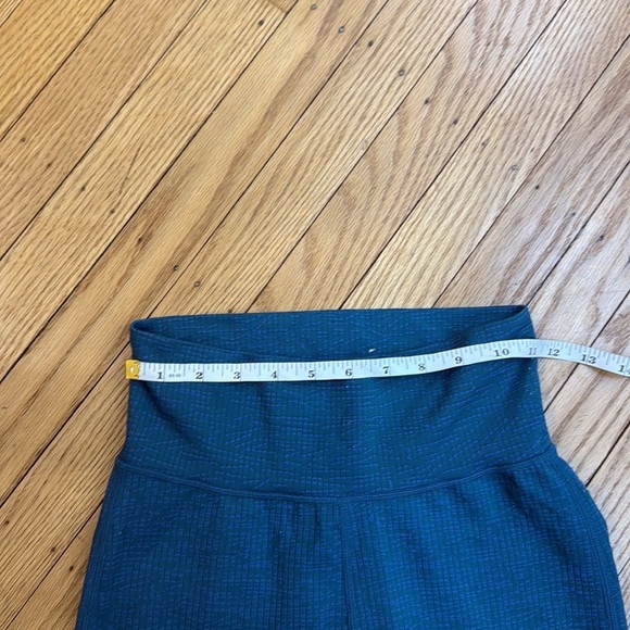 Joy Lab Blue Lagoon Ribbed Flexible Knit Flared Leg Leggings size small - Picture 6 of 8